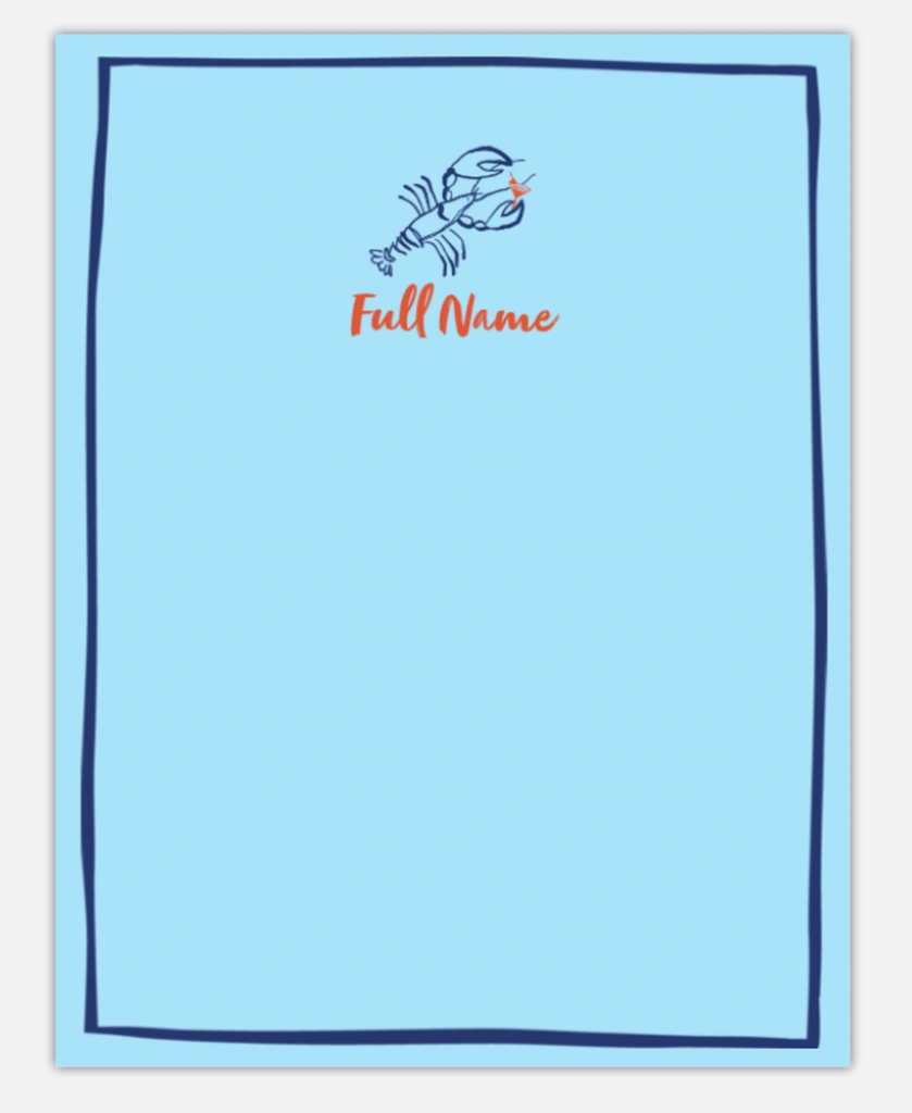 personalized note cards